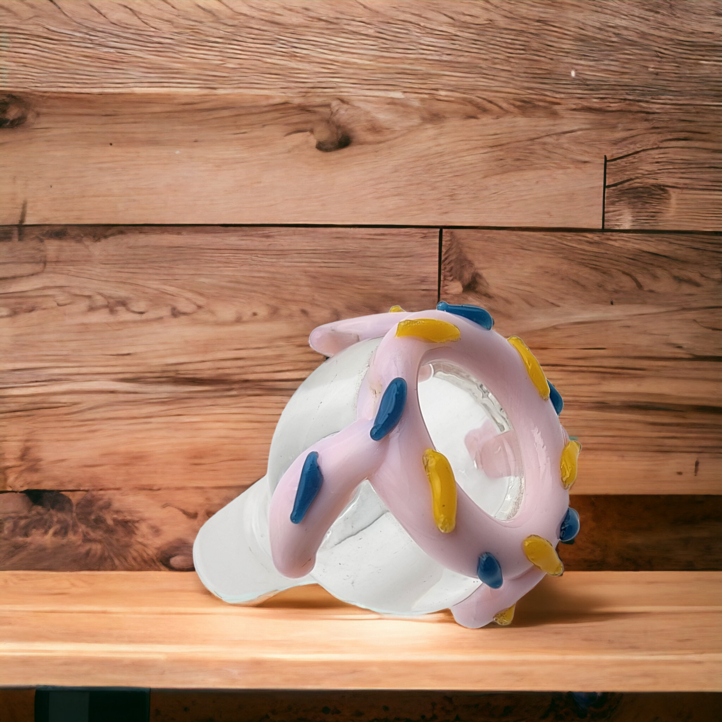 Donut with Sprinkles Glass Bowl