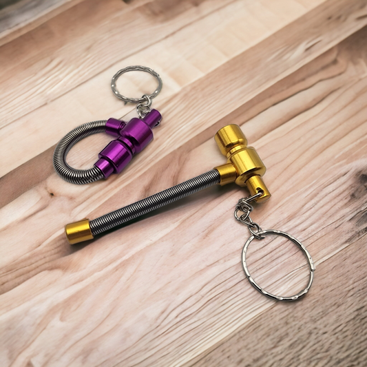 Keychain Spring Pipe