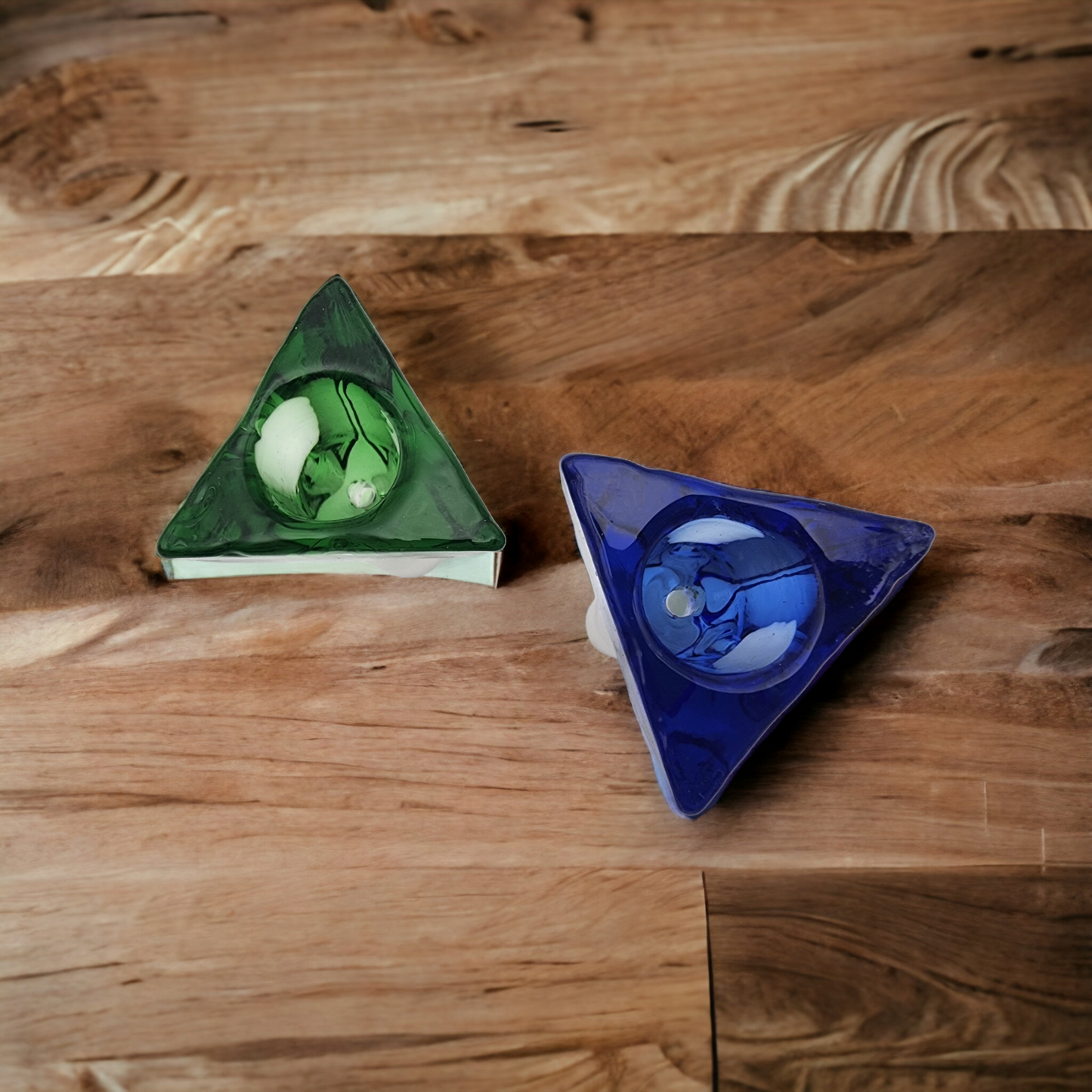 Glass Triangle Bowl