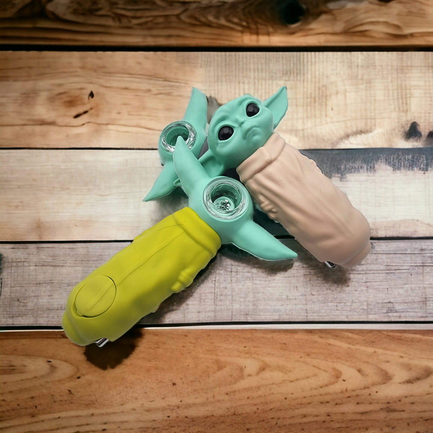 Baby Yoda Silicone Pipe