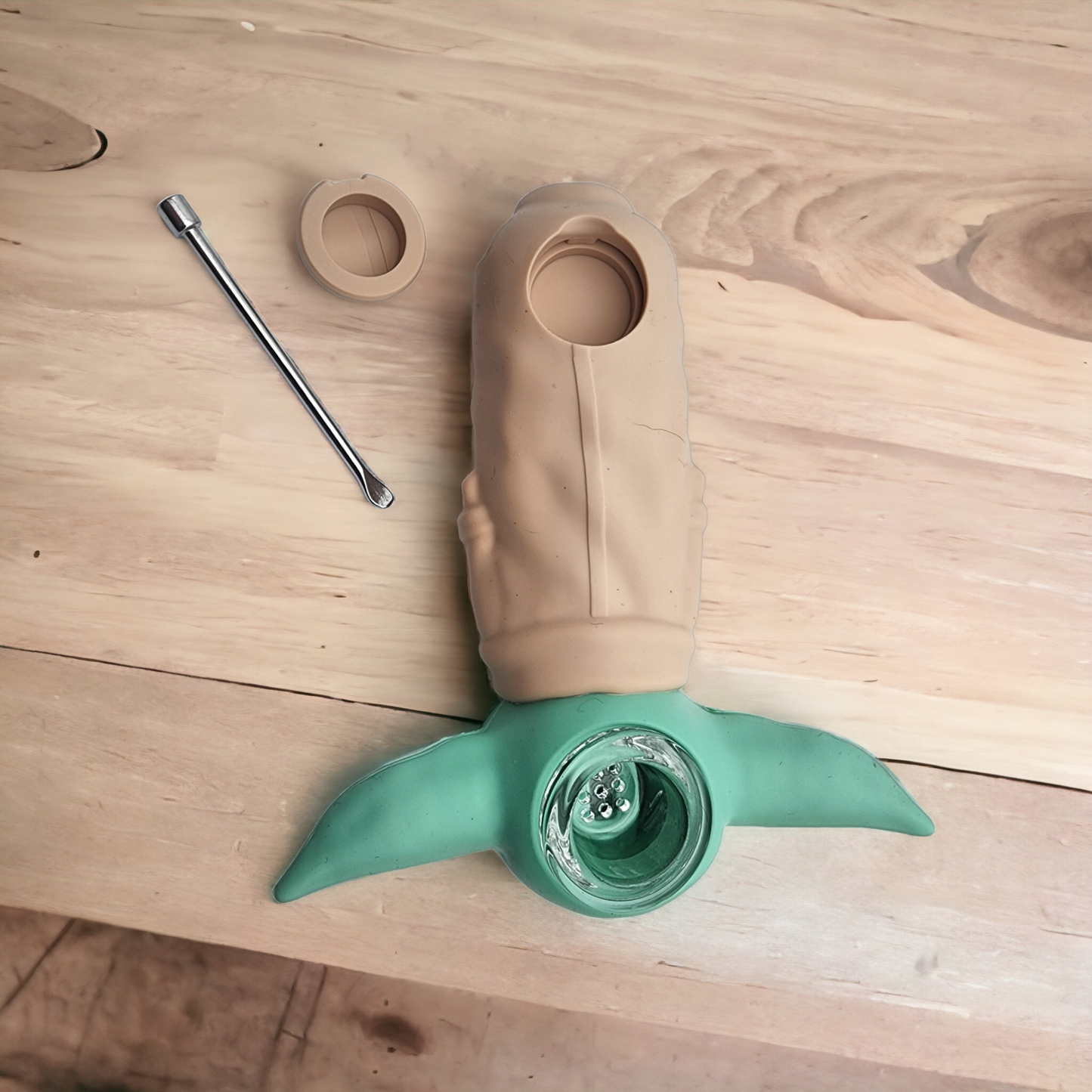 Baby Yoda Silicone Pipe