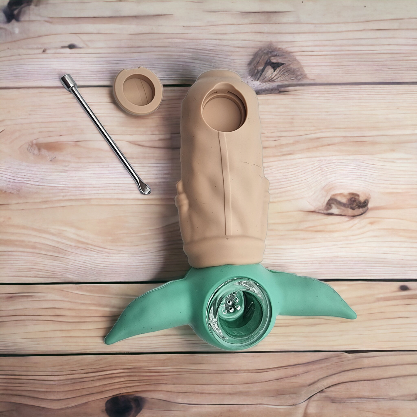 Baby Yoda Silicone Pipe