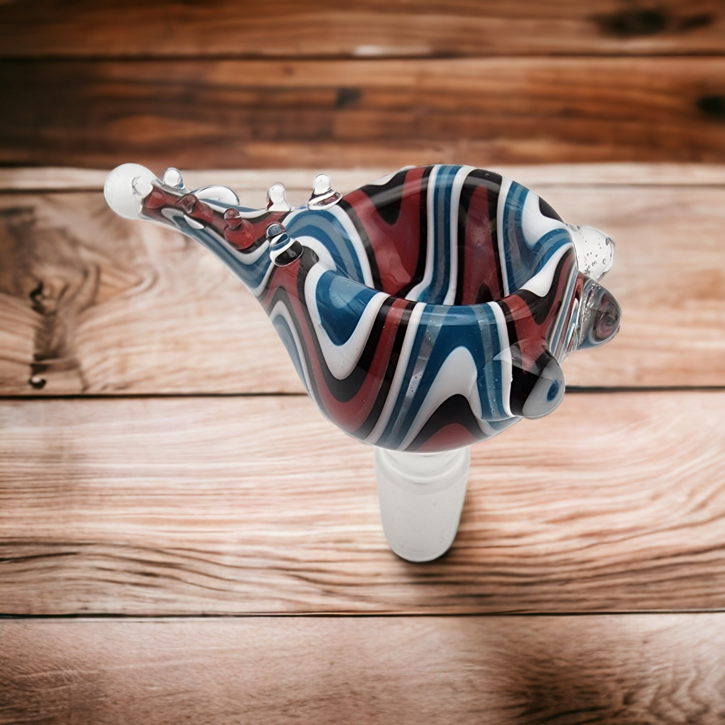 Wigwag Bowl with Marbled Handle