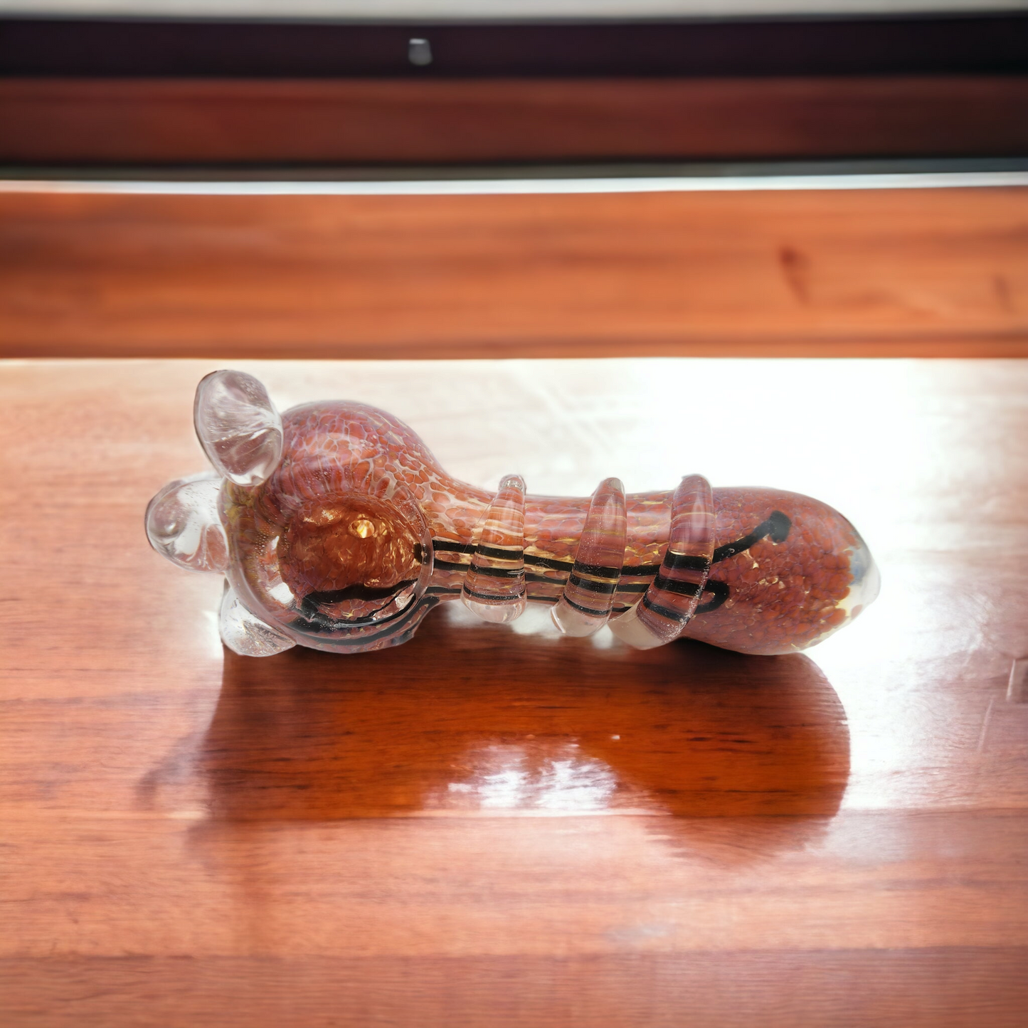 Color Changing Frit Glass Spoon Style Pipe