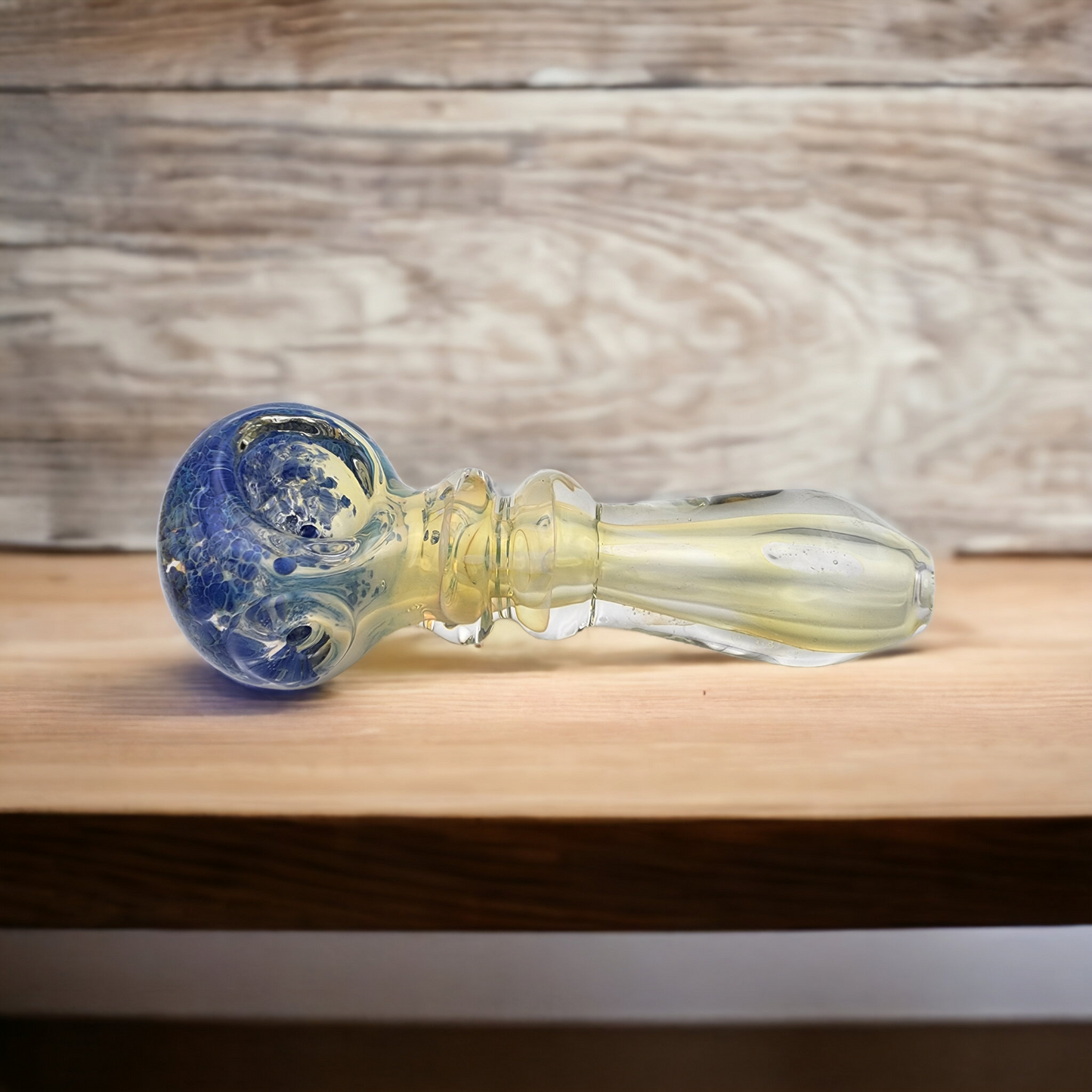 Gold Fumed Color Changing Spoon Pipe