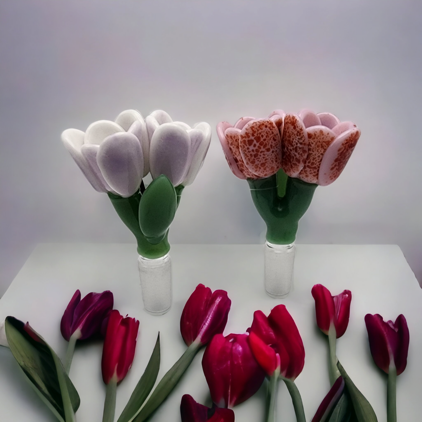 Tulip Double Bowl