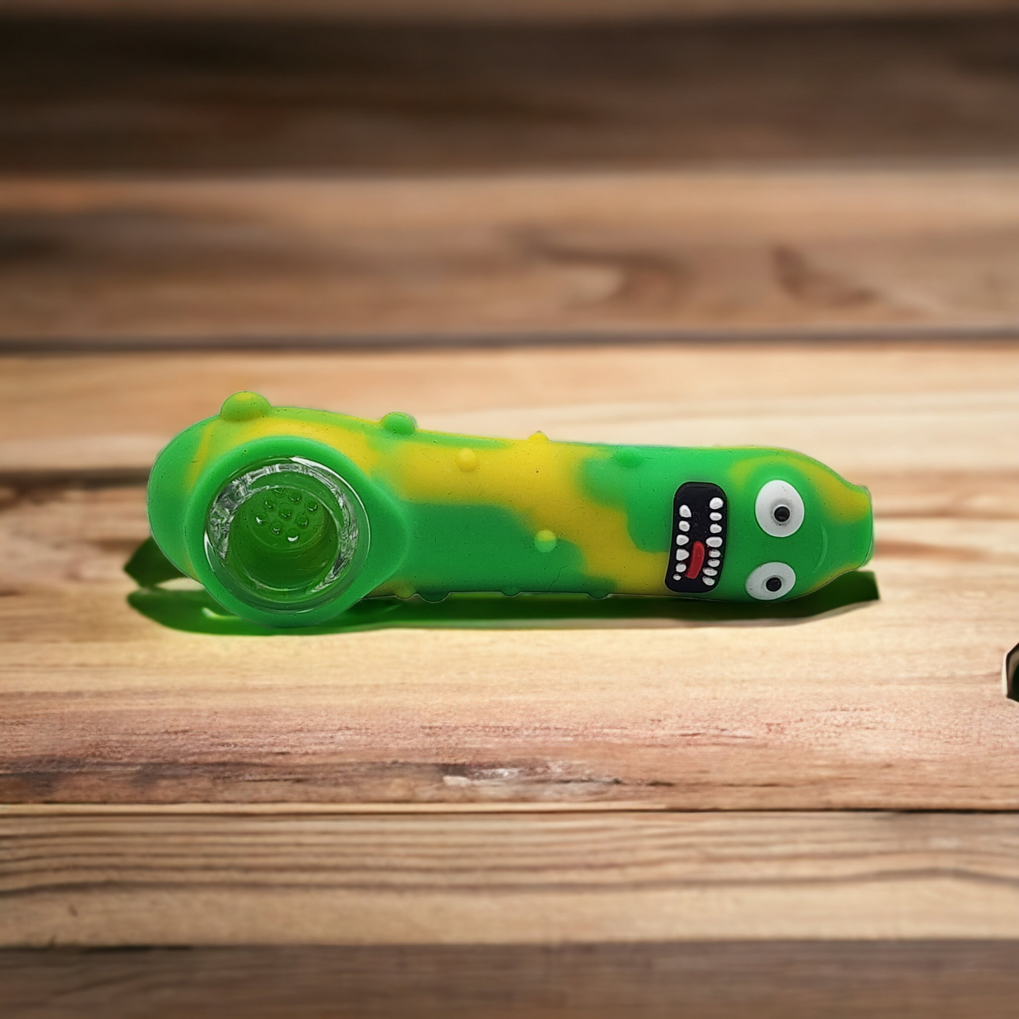 Pickle Rick Silicone Pipe