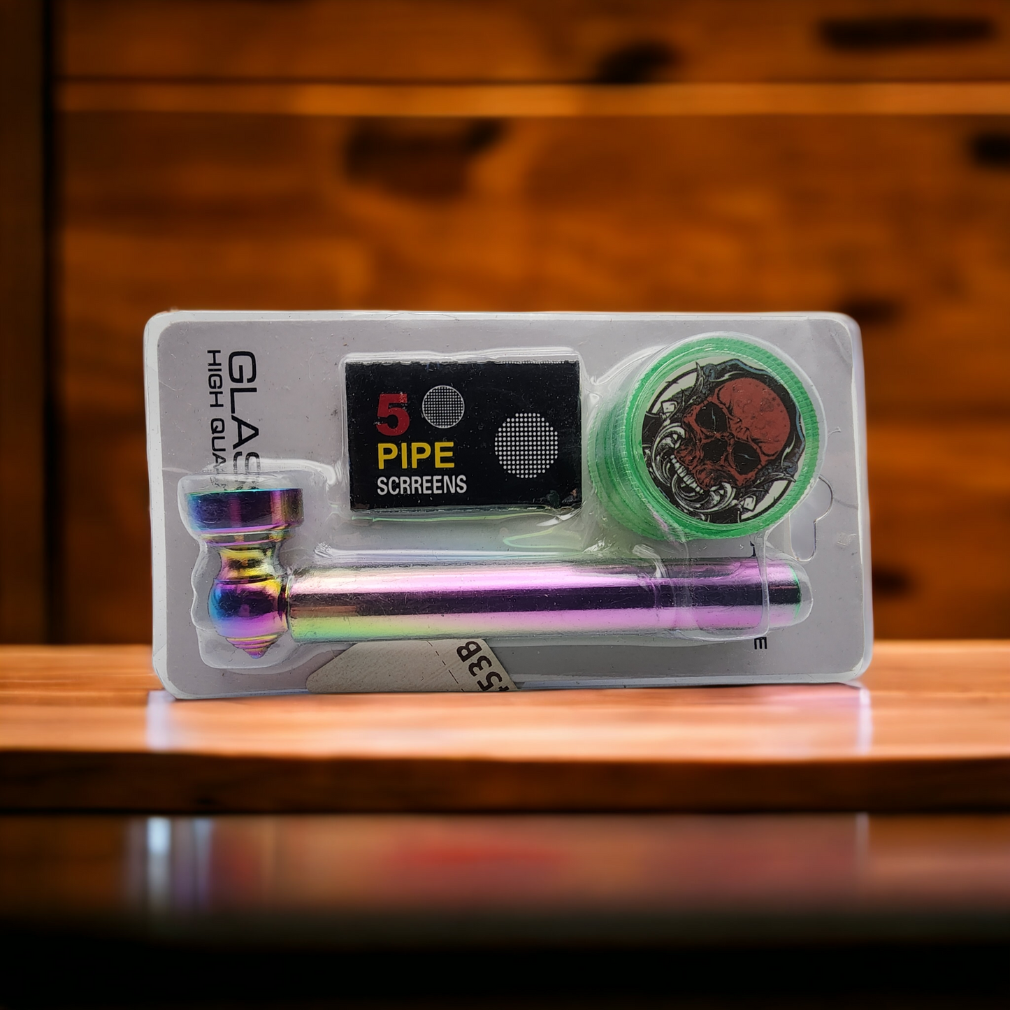 Glass Pipe and Grinder Kit