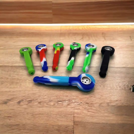 Small Flat Silicone Spoon Pipe