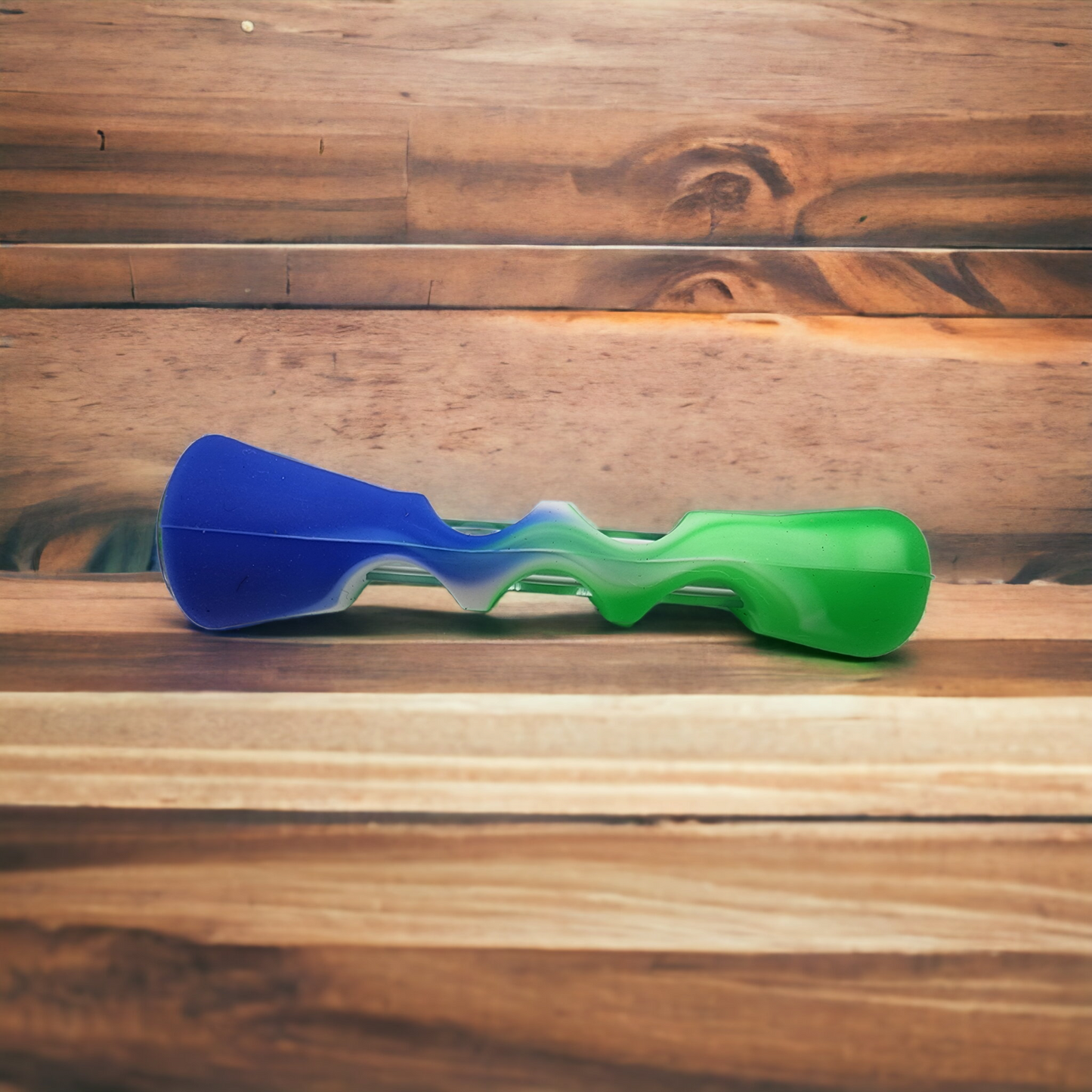 Silicone and Glass Chillum Pipe