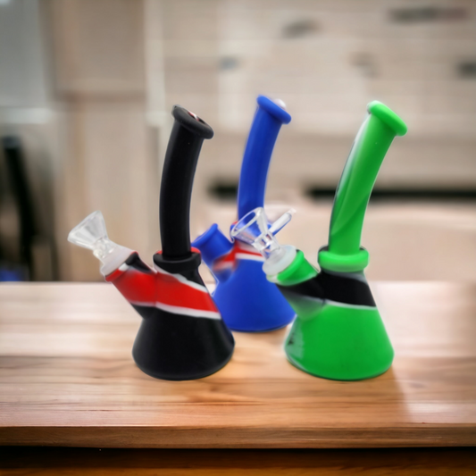 Silicone Flask Water Pipe